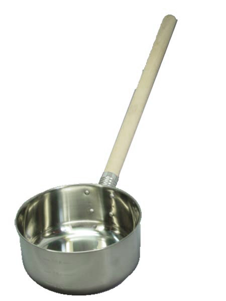 カシワ 水杓子(目盛付) 16cm カシワ 水杓子(目盛付) 16cm