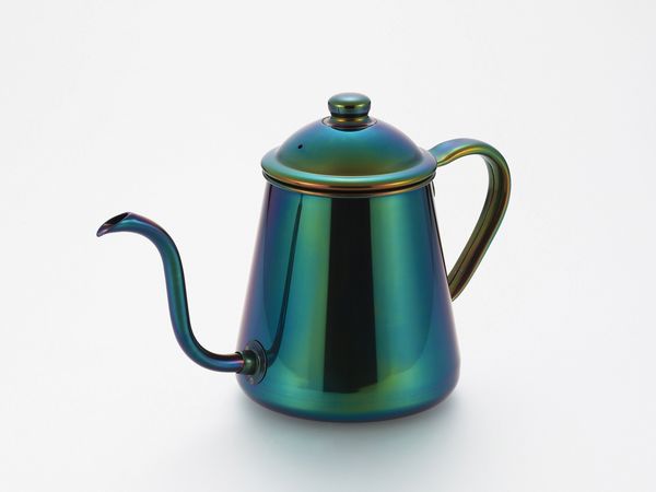 タカヒロ コーヒードリップポット(電磁調理器対応) 0.9L 緑発色 タカヒロ コーヒードリップポット(電磁調理器対応) 0.9L 緑発色
